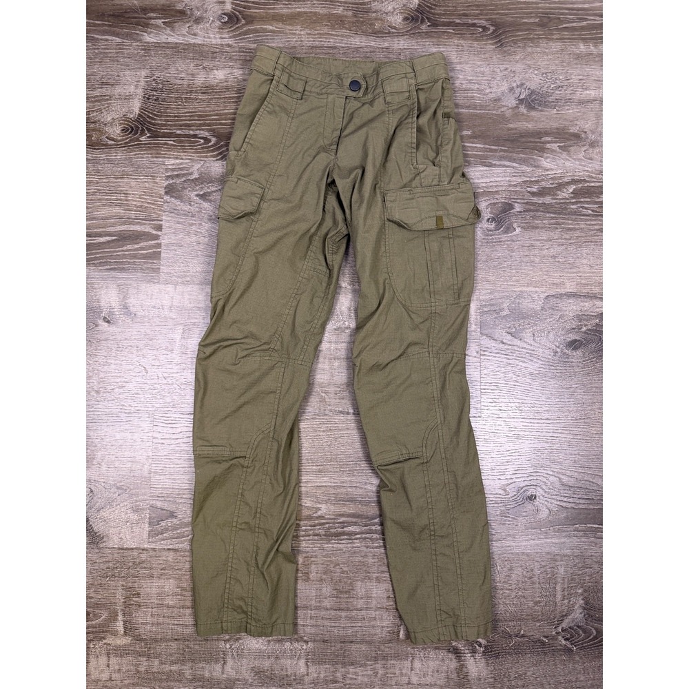 Beretta Women's Small Cargo Pants Olive Green Ripstop Hiking Read!